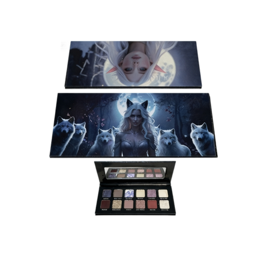 Wolf Moon Eyeshadow Palette – 12 Color Fantasy Shimmer&Matte
